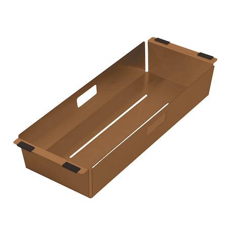 Whitehaus Noah Plus Stainless Steel Sink Colander, Copper WHNPLCOL-CO